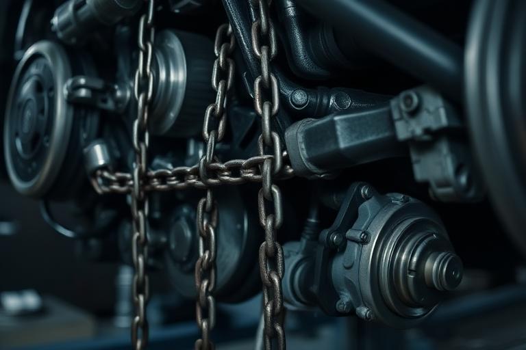 Industrial chains and engine components
